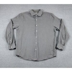 Todd Snyder x Albini Dress Shirt Mens 16.5 Gray Long Sleeve  Button Up